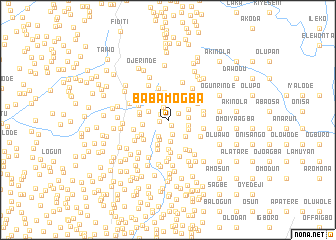 map of Babamogba