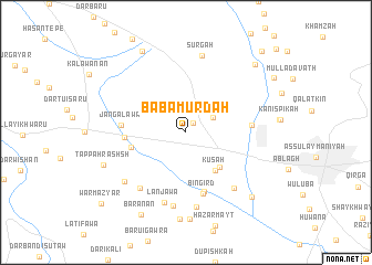 map of Bābā Murdah