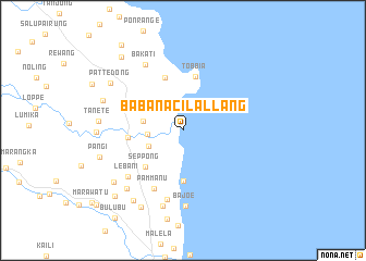 map of Babana Cilallang