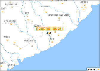 map of Babanakawali