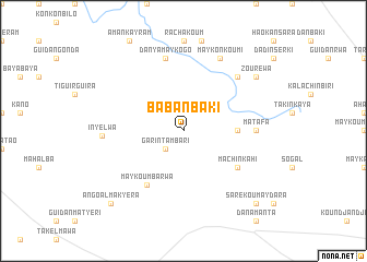 map of Baban Baki