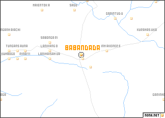 map of Baban Dada