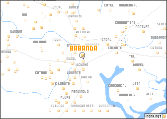 map of Babanda