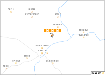 map of Babango