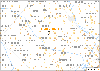 map of Babāniān