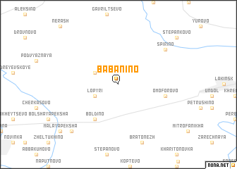 map of Babanino