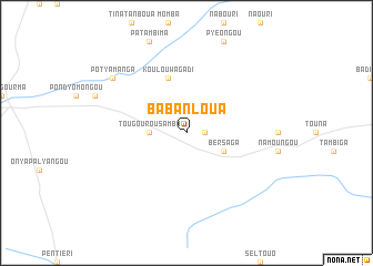 map of Babanloua