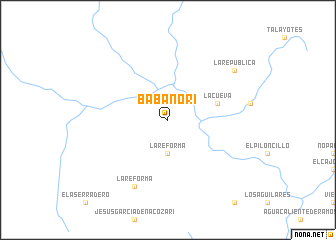 map of Babanori