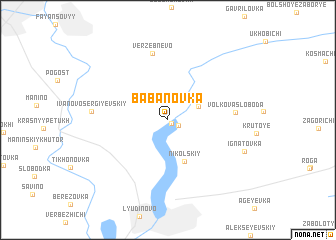 map of Babanovka