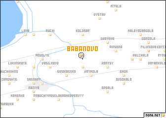 map of Babanovo