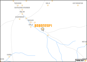 map of Baban Rafi