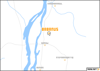 map of Babanūs
