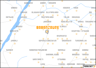 map of Baban Zaure