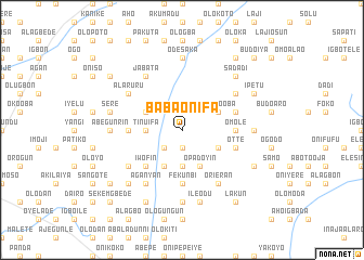 map of Baba Onifa