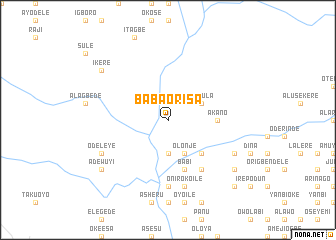 map of Baba Orisa