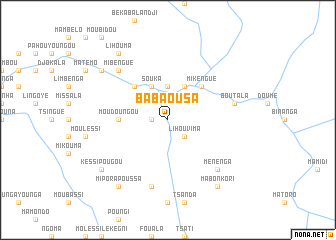 map of Babaousa