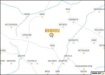map of Babaou