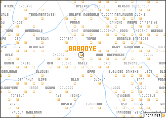 map of Baba Oye