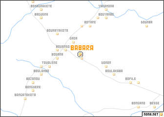 map of Babara