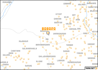 map of Bābara