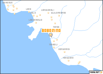 map of Babarina