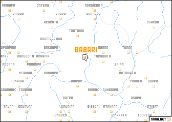 map of Babari