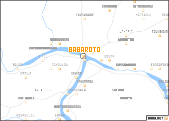 map of Babaroto