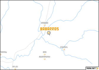 map of Babarros