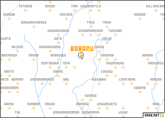 map of Babaru