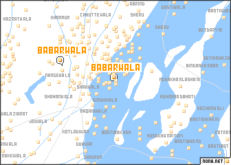 map of Bābarwāla