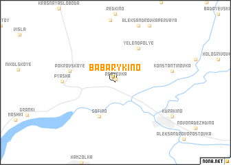 map of Babarykino