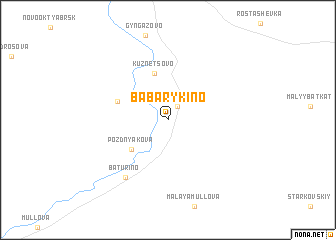map of Babarykino