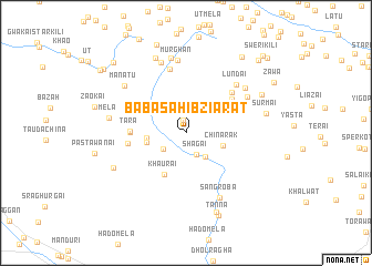 map of Bāba Sāhib Ziārat