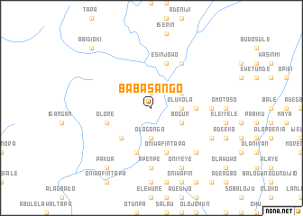 map of Baba Sango