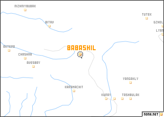 map of Babashilʼ