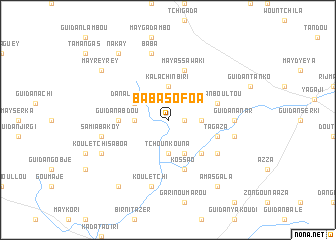 map of Baba Sofoa