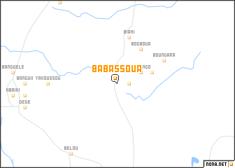 map of Babassoua