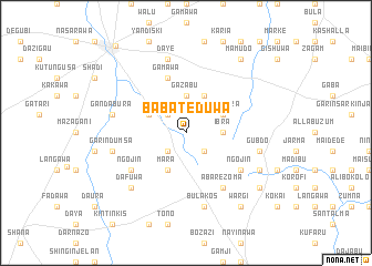 map of Babateduwa