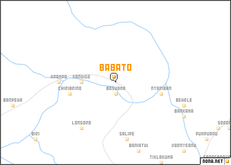 map of Babato