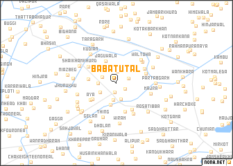 map of Bāba Tūtal