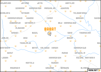 map of Babat