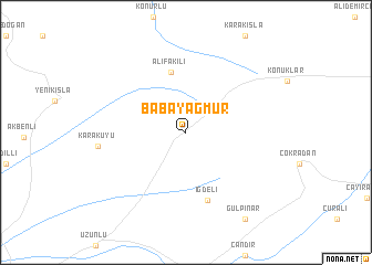 map of Babayağmur