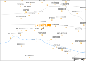 map of Babayevo