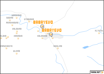 map of Babayevo