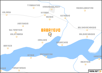 map of Babayevo