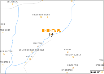 map of Babayevo