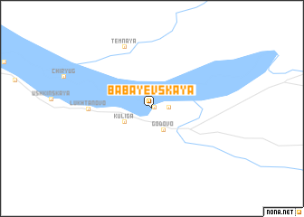 map of Babayevskaya