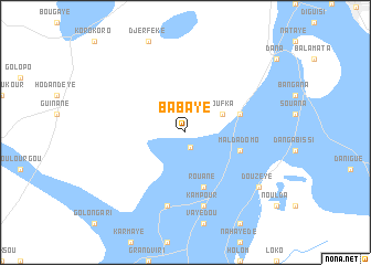 map of Babaye