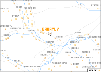 map of Babayly