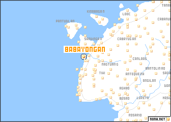 map of Babayongan